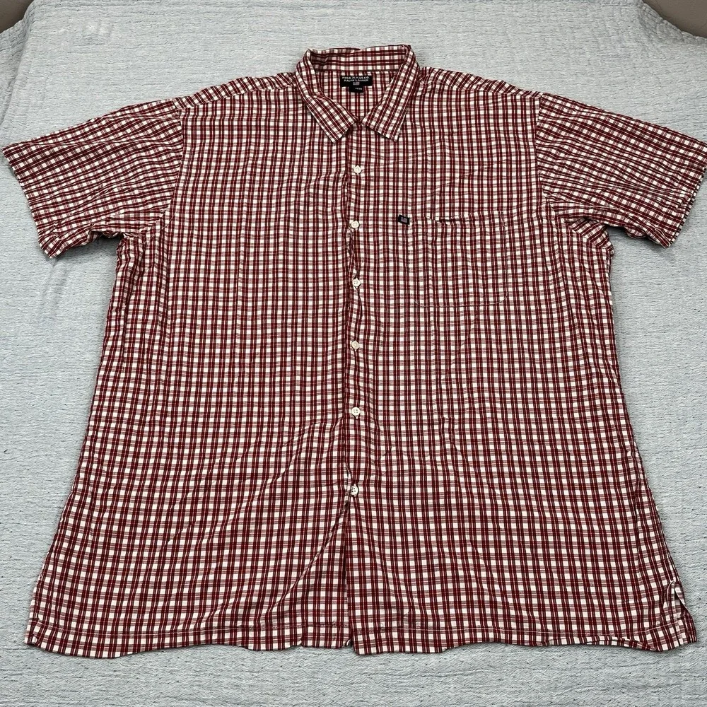 Ralph Lauren Polo Jeans Co. Plaid Short Sleeve Button Up Shirt XXL‎